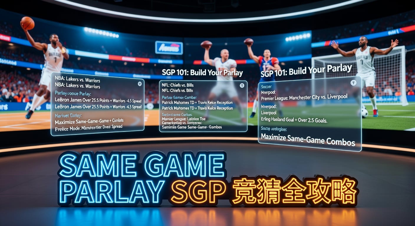 超级过关 same game parlay SGP 实战解读