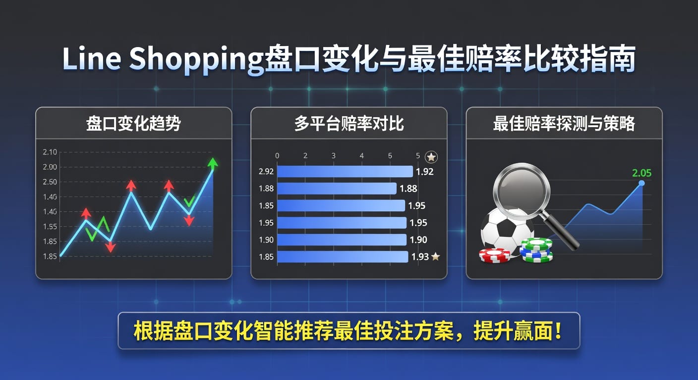 line shopping 盘口变化：最佳赔率比较与实战判断
