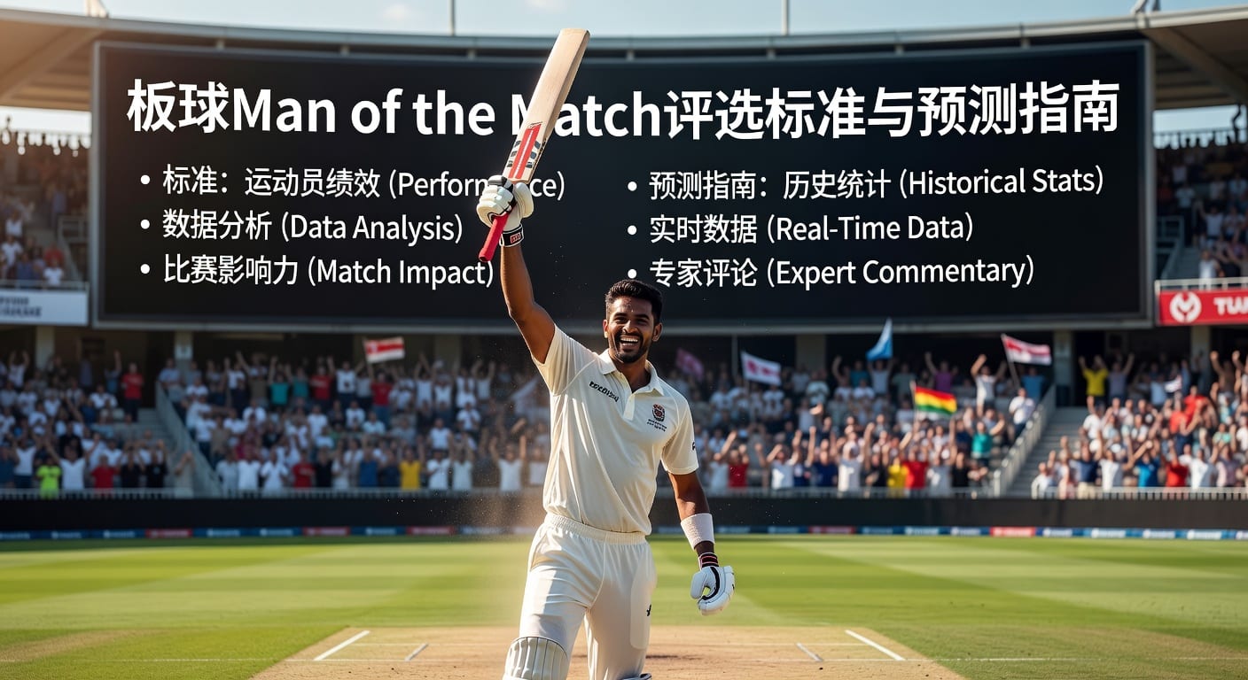 板球Man of the Match评选逻辑与2026年趋势